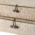Hipiwe Set 2 of Flat Woven Wicker Storage Bins with Lid Natural Seagrass Basket Boxes Multipurpose Home Organizer Bins