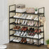 Saincustom 6 Closet, Tier Shoe Rack, Shoe Rack for Shoe Organizer for Entryway, Shoe Storage for Front Door Entrance