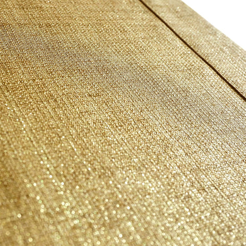 KOUFALL 96 Inches Long Gold Curtains for Dining Room Windows, Sheer Shimmer Retro Art Deco Living Room & Bedroom