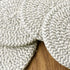 Stylish Gray Braided Corded Coaster Set of 4 (4" Round)