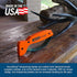 AccuSharp Knife Sharpener, Ergonomic Handle, Compact & Easy to Use, Blaze Orange