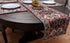 DaDa Bedding Majestic Red Kilim Rug Placemats - Set of 4 Cotton Kitchen Mats, Royal Persian Design - 13” x 19”