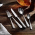 KEAWELL Premium Louise Spoons Set, Set of 4, 18/10 Stainless Steel, Exceptional Mirror Finish, Dishwasher Safe (7.7"
