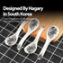 Set of 4 Dragon Ceramic Soup Spoons, 6.2 Inch Asian Spoons for Chinese, Korean, Japanese Ramen and Pho