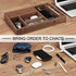 8 SITHON Valet Tray Desktop Organizer - Compartments Catchall EDC Tray PU Leather Bedside Vanity Nightstand Caddy Coin
