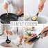 Country Kitchen Cooking Utensils Set - 40 pcs Non-stick Silicone Spatula Set with Holder and Wooden Handles