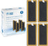Fette Filter Pack of 4 - Activated Carbon Filter for HoMedics TotalClean PetPlus, Compare to AT-PET01, AT-PET02