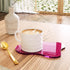 Acrylic Coaster for Desk, Clear Bar Drink Coaster, Clear Cloud Shape Coffee Cup Coaster, Perfect for Tabletop