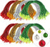1000 Pieces Ornament Precut Cord Hangers with Snap Fastener for Christmas Tree Holiday Party Decoration (Gold, Silver,