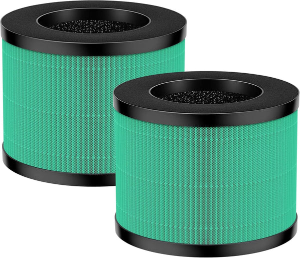 True HEPA Replacement Filter, Compatible with MK-06, TZ-K1, MJ001H Air Purifier, 4-in-1 High-Efficiency H13 Filter