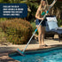 13" U.S. Pool Supply Pool Brush with Rubber Bristles and Squeegee Edge - Safe for Vinyl Liners, Ideal for Above-Ground