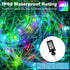 50FT 150 18 5 Gvwoxm LED Rope Lights, Colors with Timer, Modes, Waterproof Plug-in Remote Control Camping String Lights