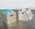 DII Collapsible Polyester Storage Cube, Large Honeycomb Design, Gold