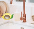 Ceramic Sink Scrubby Holder with Nylon Dish Scrubber - Lemon Color