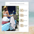 Cacala Lightweight Thin Turkish Beach Towel, 100% Cotton, Sand-Free, Quick-Drying, 37 x 70