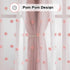 84 Inches 2 2 Grommet, 52 84 Inch MYSKY HOME Pink Curtains for Girls Room Long Panels Girls Curtains wiht Pink Pom Pom