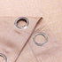 63 Inch 2 Grommet Shimmer 52x63 Rose Gold Curtains for Girls Bedroom Decor Length Panels Thick Sheer Semi Privacy