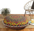 32" Large Round Mandala Hippie Floor Pillow Cover - Hippie Cushion Cover - Ombre Pouf shams - Meditation Seating