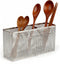 Kitchen Utensil Chopsticks Perforated Holder with Hooks, 304 Stainless Steel Storage Organizer, Dishwasher Safe