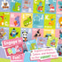 3x5 KC Cubs ABC Alphabet Animal Rug Educational Non-Slip Play Mat for Kids, Toddlers, Nursery, Classroom, Playroom
