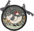 Park Designs My Little White Hen Hooked Chair Pad, Woven Farmhouse Style