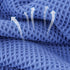 MICROFI 2 430 ber Waffle Hand Towels, Pieces, Soft, Absorbent, Fast Drying, Lint Free GSM (Dark Blue)