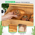 Countertop Bread Box for Kitchen Large Wooden Bamboo Bread Box with Cutting Board (SELF-ASSEMBLY)