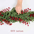 36 Pack 8.5 Inch zjlmit Christmas Tree Decorations Artificial Red Berry Stems Christmas Berry Picks with Holly Berries