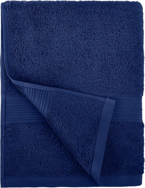 6-Piece 100% Set, 2 2 2 Amazon Basics Fade-Resistant Cotton Towel Soft and Absorbent, Bath Towels, Hand Towels