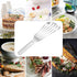 KSENDALO Thin Stainless Steel Fish Spatula, Flexible Slotted Egg Flipper with Angled Blade & Comfortable Grip