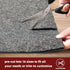 BAGAIL Felt and Natural Rubber Backing Rug Pads, 1/4” Thick, 2 x 8 Ft Non Slip Carpet Gripper for Hardwood Floors