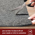 BAGAIL Felt and Natural Rubber Backing Rug Pads, 1/4” Thick Non Slip Carpet Gripper for Hardwood Floors