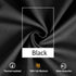 Treatmentex Black Pom Pom Blackout Curtains Set, 45" Half Window Drapes for Small Basement Laundry, 2 Panels Rod Pocket