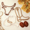 RattanView 3 Pcs Western Wall Decor Boho Cowboy Nursery Decor Cowboy Boots Hat