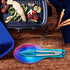 LIANYU Rainbow Spoon Rest, Stainless Steel Utensil Holder for Kitchen Counter, Dishwasher Safe