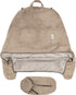 Cozy Husband Pillow Medium Cover Aspen Edition Cowboy Taupe, Reversible Microfiber to Microsuede, Side & Back Pockets