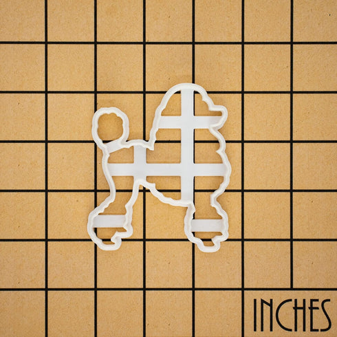 Poodle Silhouette Cookie Cutter, 1 Piece, Bakerlogy