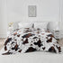 300 90108 inch Bnuitland Cow Printed Fleece Flannel Throw Blanket, GSM Double Sided Fuzzy Fluffy Blanket for Bed Sofa