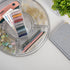 Martha Stewart Brody Divided Lazy Susan Organizer - 5 Removable Bins, 12 Inch, Clear Plastic Rotating Storage