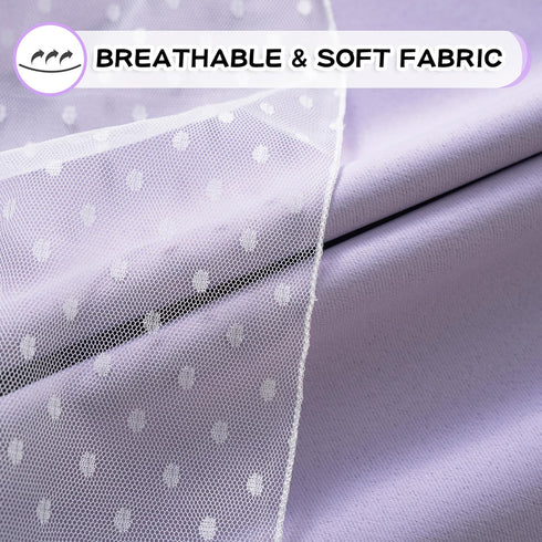63 inch Grommet 52" 2 MYSKY HOME Lilac Blackout Short Curtains Long for Bedroom Girls & Nursery Kids Purple Lavender