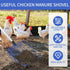 Jonkehai 6inch 23 42" Chicken Poop Scooper Metal Chicken Litter Scoop Extendable Metal Cat Litter Scoop to Long Chicken