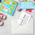 Hadley Designs 25 Books for Baby Shower Request Cards - Blue Baby Shower Invitation Inserts
