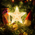 Warm White Light Christmas Tree Topper Star, 8.7 Inch Decor for General Size Xmas Tree Holiday