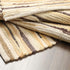 THE BEER VALLEY Cotton Rag Runner Rug, 2'x6' Beige Farmhouse Neutral Long Hallway Rugs for Kitchen Living Room