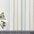DriftAway Farmhouse Vertical Striped Linen Blend Valances, 18 Inch Blackout Kitchen Curtain Valance, 1 Panel for Living