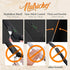 NutriChef 7 Piece Kitchen Knife Set, Stainless Steel Precision Knives with 5 Knives & Bonus Sharpener, Acrylic Block