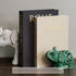 2-piece Set Linen Covered Decorative Books - Decor Boxes for Aesthetic Bookshelf, Mantle and Entryway Table Decor