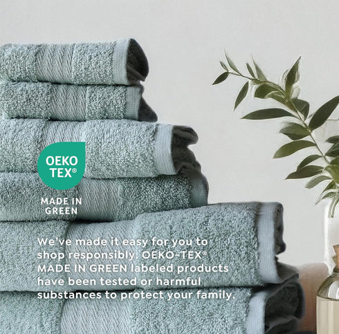 1888 8 Pack Set, Mills Premium Washcloth True Classics Premium Cotton Blend, Super Soft and Highly Absorbent Washcloths