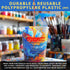 Custom Shop Paint Mixing Cups 10-Ounce (12 Pack) - Plastic Measuring Cups for Liquids, Automotive Painting, Epoxy
