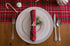 DII Holiday Dining Table Linen Collection - Christmas Table Runner, 14x108, Tartan Holly Plaid, Red & Green